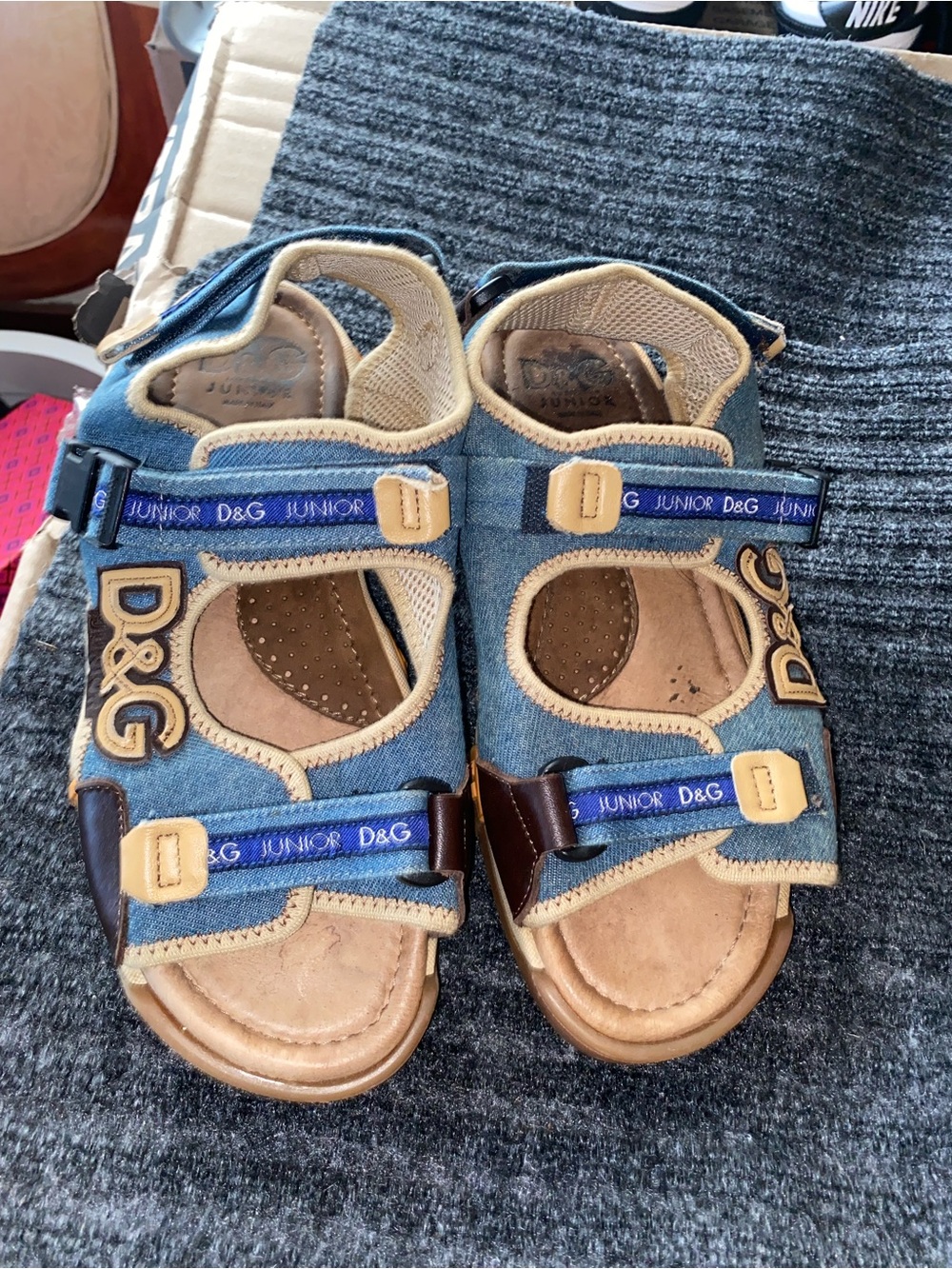 Authentic D&G Junior Boy Sandals